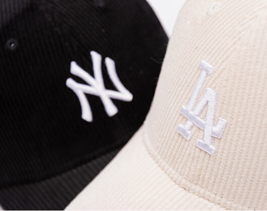 Kappe New Era - MLB Cord 9FORTY M-CROWN - LA Dodgers - Cream