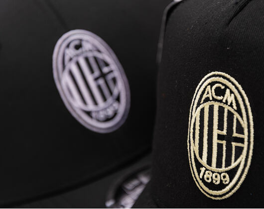 Kappe New Era - Seasonal 9FORTY Trucker - AC Milan - Black