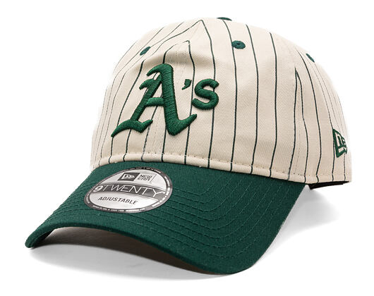 Kappe New Era - MLB Pinstripe 9TWENTY - Oakland Athletics - Dark Green