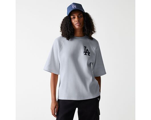 T-Shirt New Era - MLB Waffle Tee - LA Dodgers - Grey