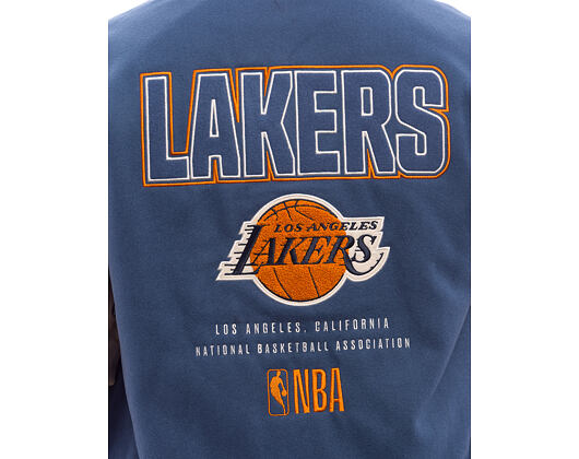 Jacke New Era - NBA Patch Varsity Jacket - LA Lakers - Muted Indigo