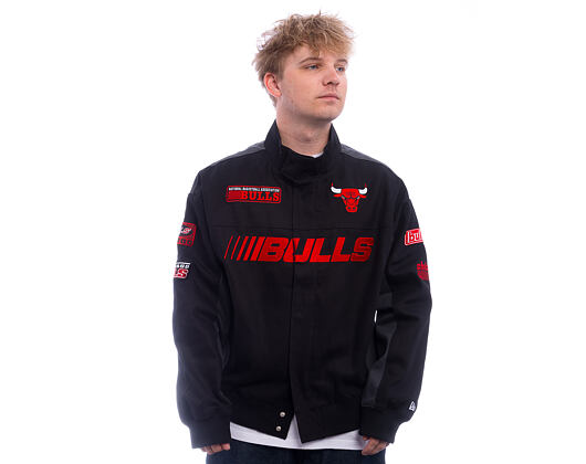 Jacke New Era - NBA Motorsport Jacke - Chicago Bulls - Schwarz