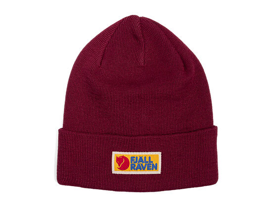 Mütze Fjällräven - Vardag Classic Beanie - Bordeaux Red