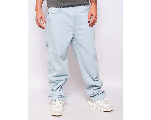 Hose Karl Kani - Retro Baggy Workwear Denim bleached blue