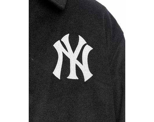 Jacke New Era - Wool Coaches Jacket - NY Yankees - Black / White