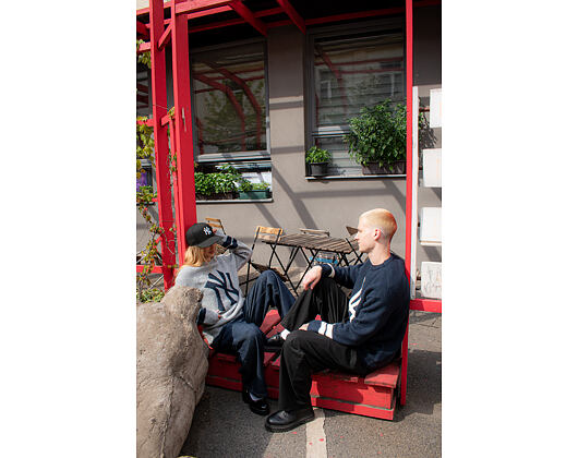 Strickpullover New Era - MLB Sweater Knit - NY Yankees - Heather Grey