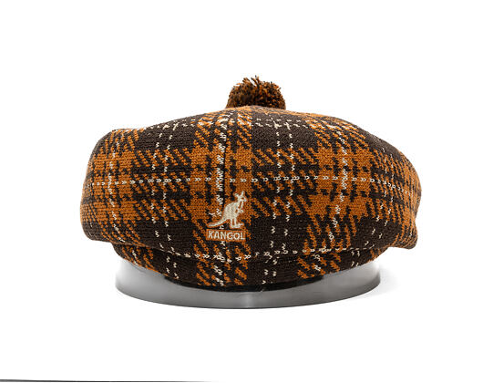 Kangol - New Heritage Flat Cap - Espresso Check