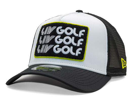 Basecap New Era - LIV Golf 9FORTY A-Frame - LIV Logo - White