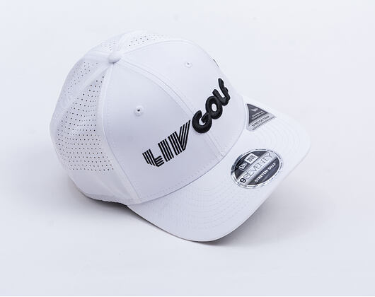 Basecap New Era - LIV Golf 9SEVENTY Stretch-Snap - LIV Logo - White