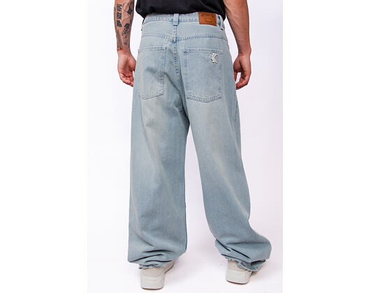 Hose Karl Kani - Og K Washed Western Relaxed Baggy Jeans - Blue