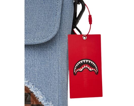 Bauchtasche Sprayground - Denim Shark Messenger Sling 