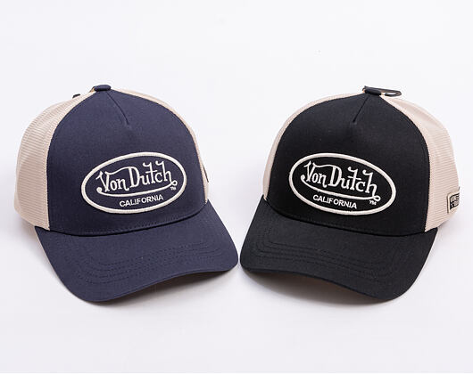 Kappe Von Dutch - Trucker - Flag - Black/White