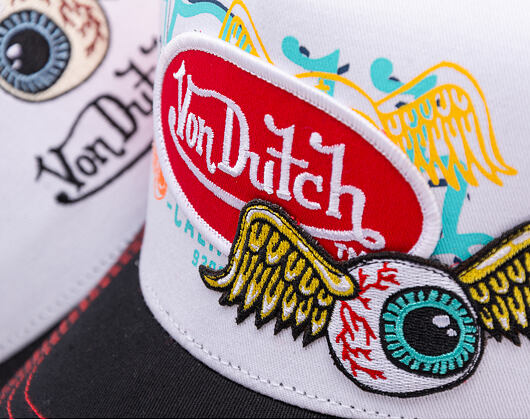 Kappe Von Dutch - Trucker - Patches - White/Red