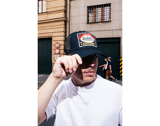 Kappe Von Dutch - Trucker - Live Fast - Schwarz/Schwarz