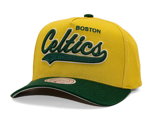 Kappe Mitchell & Ness - Harvest Gold Pro Crown - Boston Celtics - Gold/Green