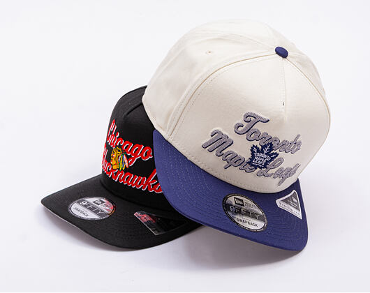 Basecap New Era - NHL Chainstitch 9FIFTY A-Frame - Toronto Maple Leafs - Chrome White