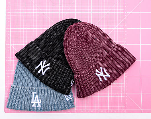 Mütze New Era - MLB Mini Logo Cuff Beanie - NY Yankees - Black