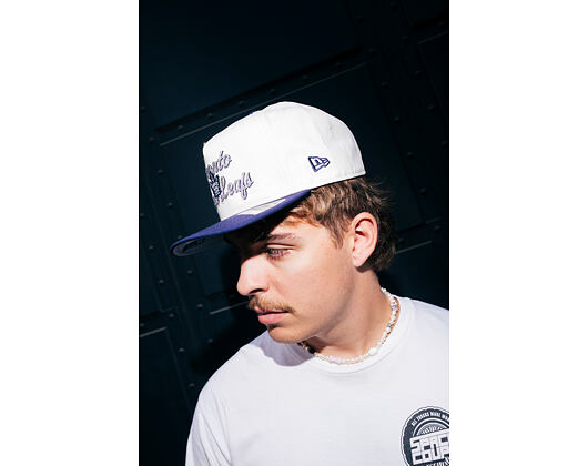 Basecap New Era - NHL Chainstitch 9FIFTY A-Frame - Toronto Maple Leafs - Chrome White