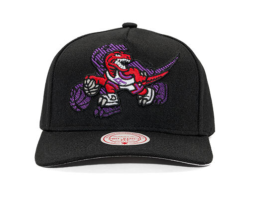 Kappe Mitchell & Ness - NBA Tilted Pro Snapback Hwc - Toronto Raptors - Black