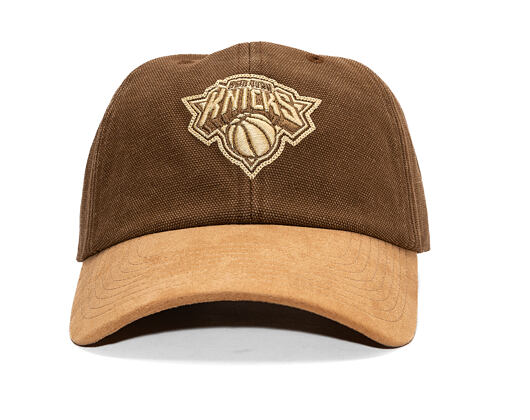 Kappe Mitchell & Ness - NBA Lux Chain Strapback - New York Knicks - Brown