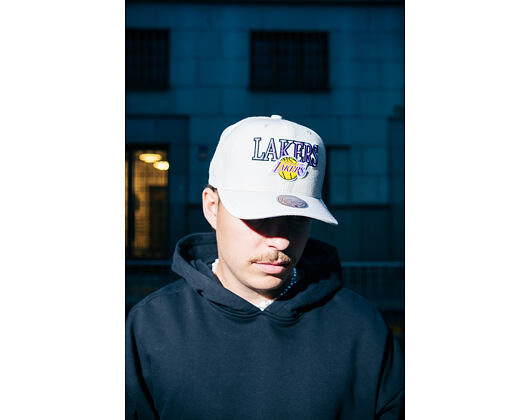 Kappe Mitchell & Ness - NBA Team Name Pro Crown - Los Angeles Lakers - Bone