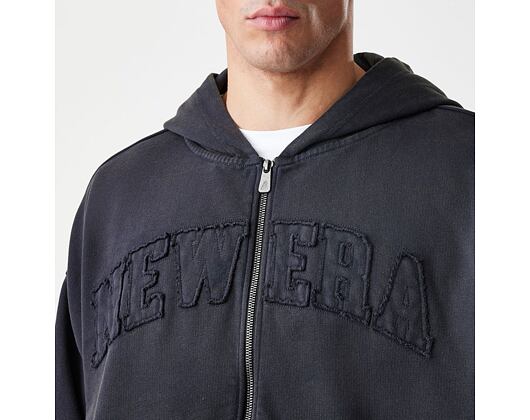Pullover New Era - Branded Washed Full-Zip Hoody - Black