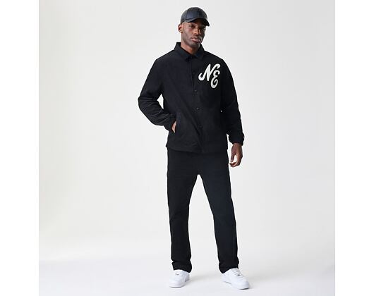 Hose New Era - Branded Cord Chino Pants - Black