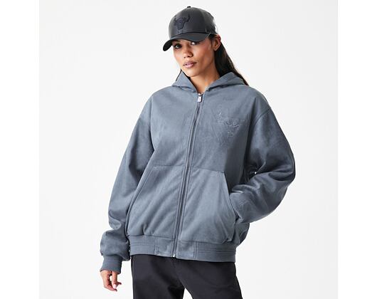 Jacke New Era - NBA Suede Hooded Jacket - Chicago Bulls - Grape