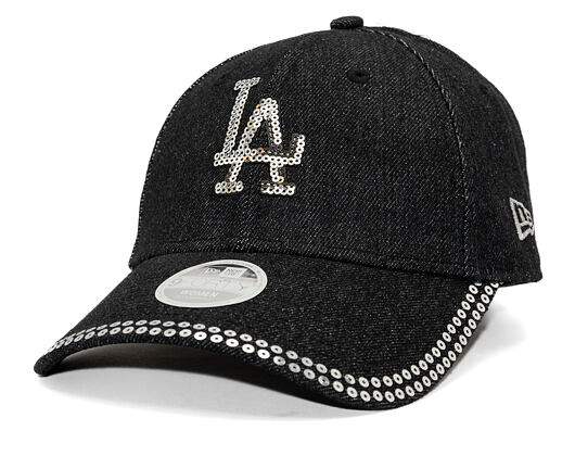 Damen Kappe New Era - MLB Sequin 9FORTY - LA Dodgers - Black