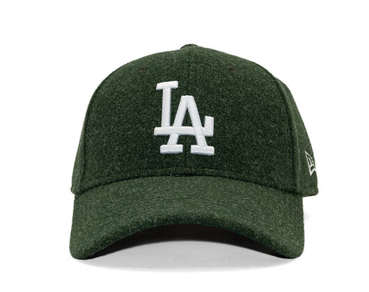 Kappe New Era - MLB Melton Wool 9FORTY - LA Dodgers - Dark Green / White