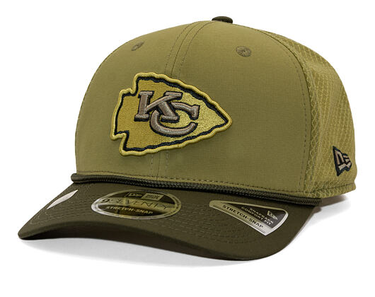 Kappe New Era - NFL25 "Salute to Service" - 9SEVENTY Stretch-Snap - Kansas City Chiefs 