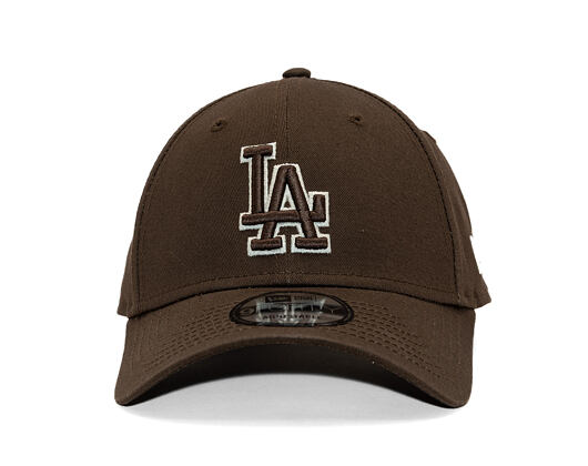 Kappe New Era - MLB Team Outline 9FORTY - LA Dodgers - Brown / Stone