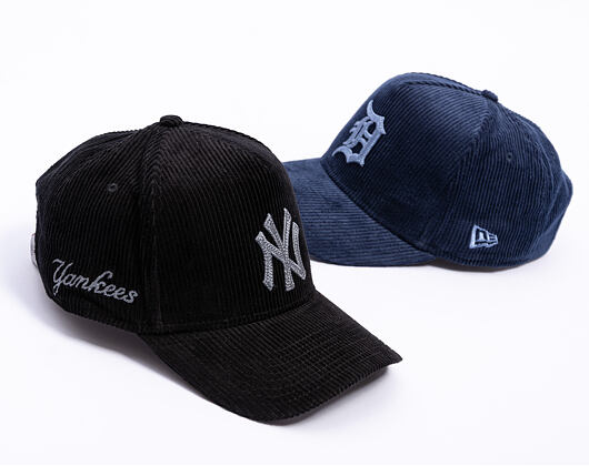 Kappe New Era - MLB Cord 9FORTY A-Frame - NY Yankees - Black
