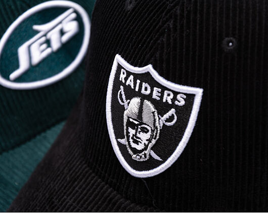 Kappe New Era - NFL Cord 9FORTY M-Crown - LAs Vegas Raiders - Black