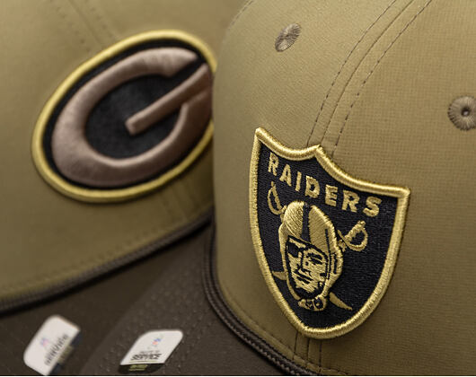 Kappe New Era - NFL25 "Salute to Service" - 9SEVENTY Stretch-Snap - Las Vegas Raiders 
