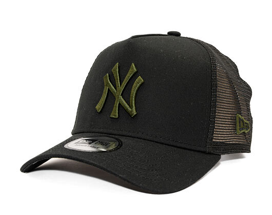 Kappe New Era - MLB Essential 9FORTY Trucker - NY Yankees - Black / Rifle Green