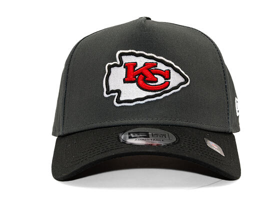 Kappe New Era - NFL Charcoal Drop 9FORTY A-Frame - Kansas City Chiefs - Steel Clouds / Black