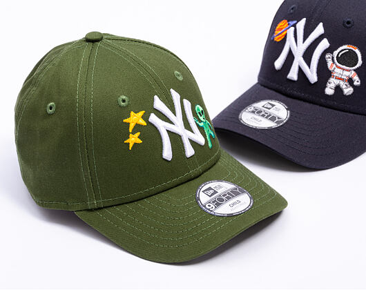 Kinder Kappe New Era - MLB Kids Space Icon 9FORTY - NY Yankees - Rifle Green
