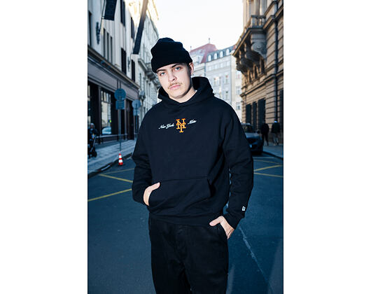 Pullover New Era - MLB Graphic Oversized Hoody - NY Mets - Black
