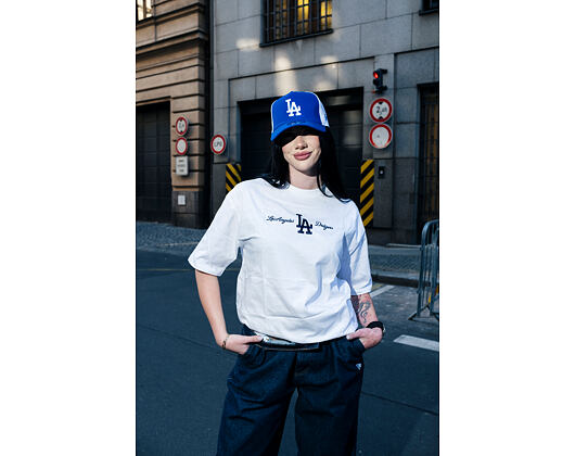 T-Shirt New Era - MLB Graphic Oversized Tee - LA Dodgers - White