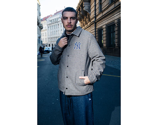 Jacke New Era - MLB Check Coach Jacket - NY Yankees - Auburn