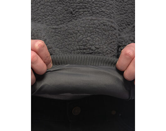 Karl Kani Sweatshirt - Silver Teddy Hoodie - Grau