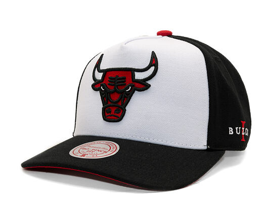 Kappe Mitchell & Ness - Core I Pro Snapback - NBA - Chicago Bulls - White-Red