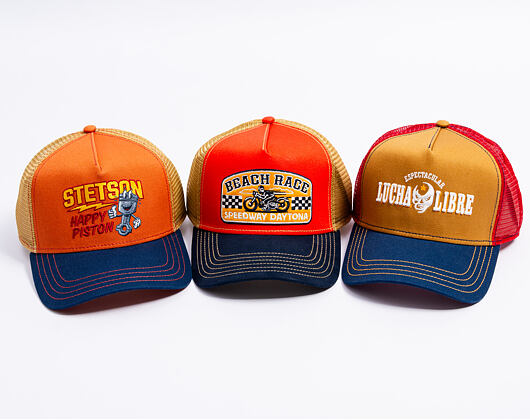 Kappe Stetson - Trucker Cap Lucha Libre by JJ Hats - Navy/Orche