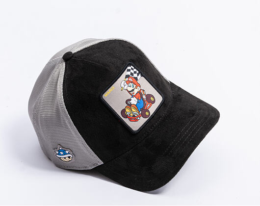 Kappe Capslab Trucker Premium Mario Kart X Capslab Black/Stone