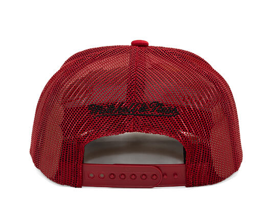 Kappe Mitchell & Ness - NHL Vintage Block Trucker - Chicago Blackhawks - Cream