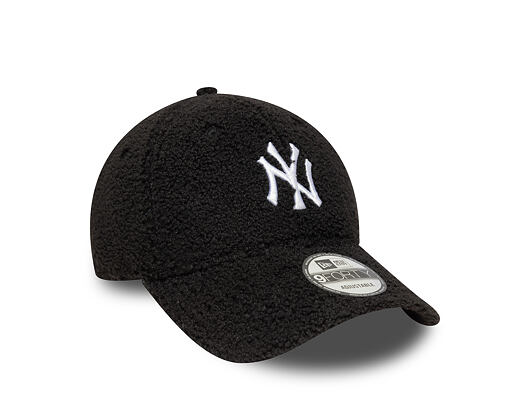 Kappe New Era - MLB Winter Borg Teddy Fleece 9FORTY - NY Yankees - Black / White