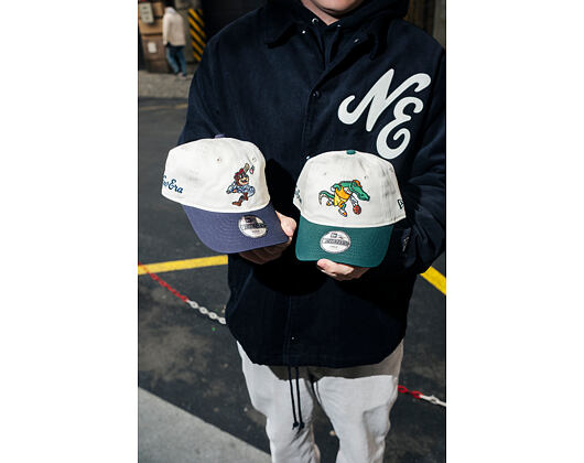 Kinder Kappe New Era - Branded Kids Mascot 9TWENTY - Cream / Navy