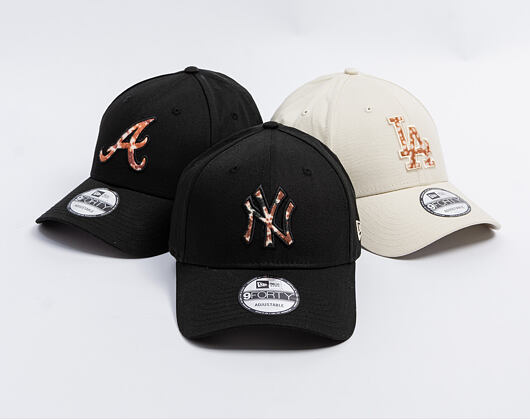 Kappe New Era - Animal Pack 9FORTY MLB Faux Pony Cow Print Infill - NY Yankees