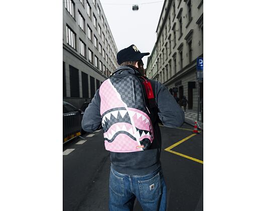 Rucksack Sprayground Pink And Black Tear Sip Backpack